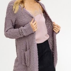 Mocha Latte Popcorn Cardigan